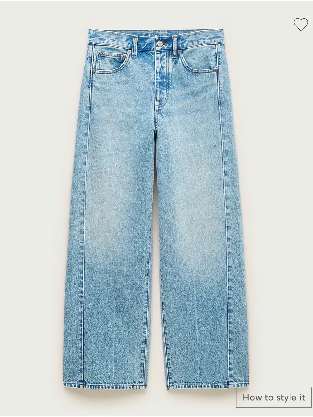 JCrew Everyday Wide-Leg Ankle Jean NWT Size 26P